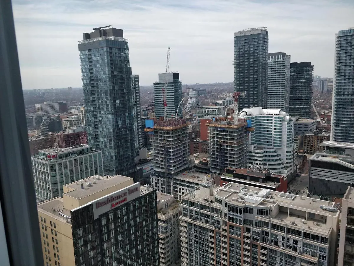 Apartmán Entertainment District, Downtown Toronto - 300 Front 1 Bed 1 Bath, City View